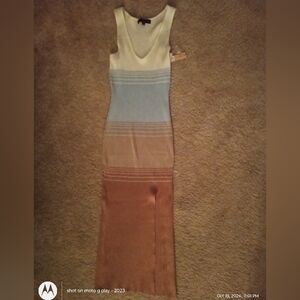 Women's Almost famous long sweater dress new with tags medium to large